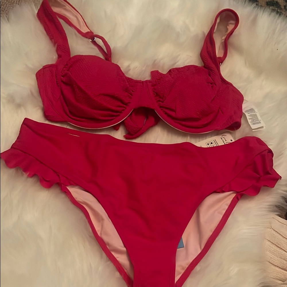 Red Bikini Set